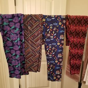 4 pair LulaRoe leggings